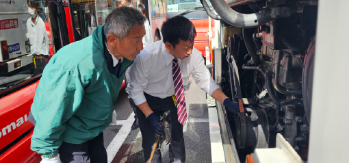 実地研修中の写真